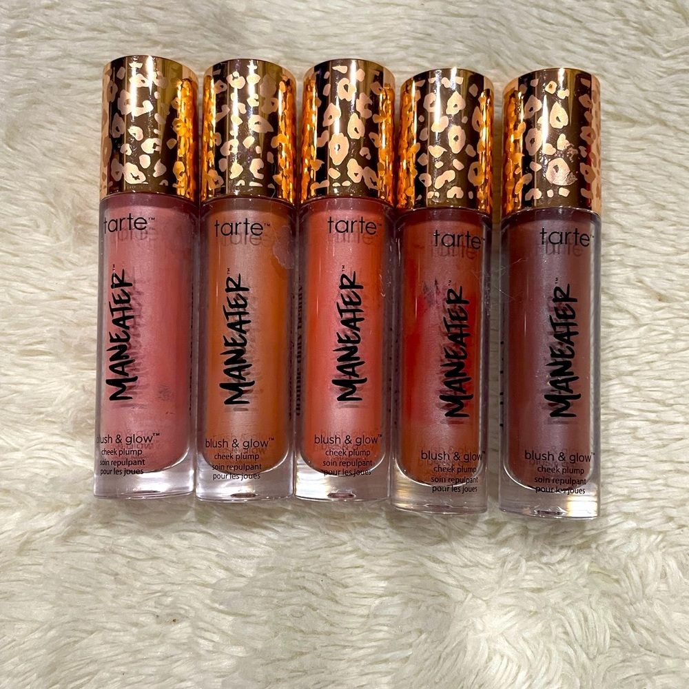 Lot of 5 Maneater Blush & Glow Cheek Plump